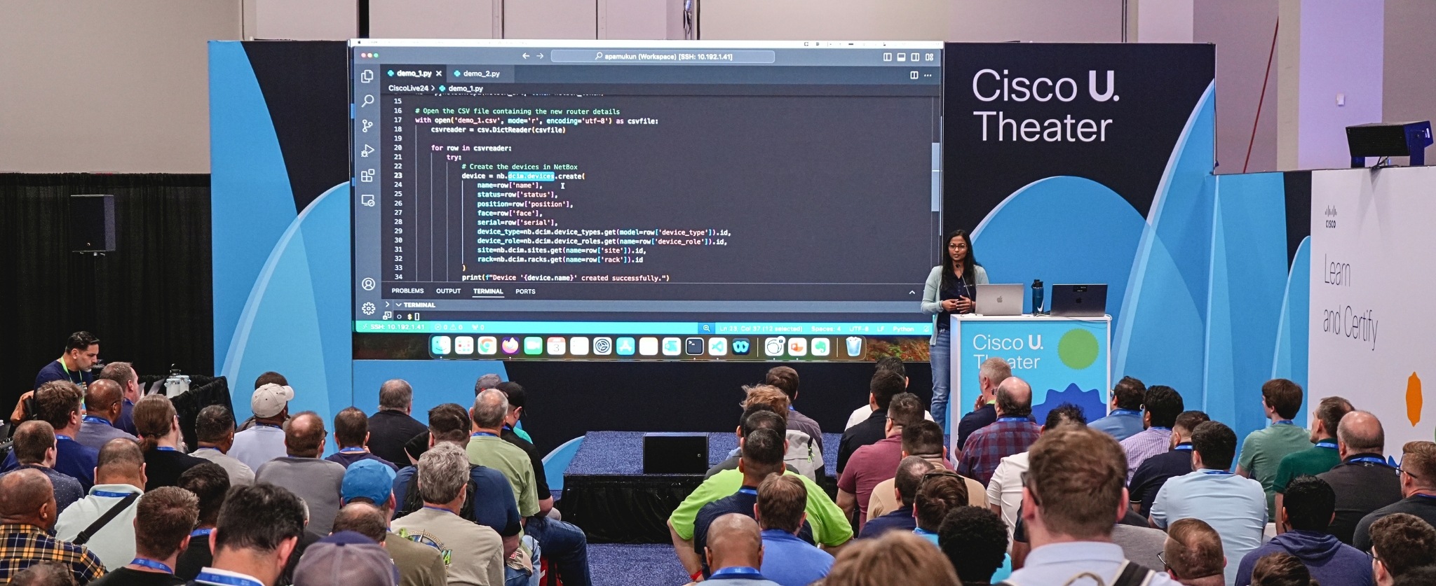 Cisco U. Theater: Where Innovation Meets Learning – Cisco Live Cisco U. Theater: Where Innovation Meets Learning – Cisco Live