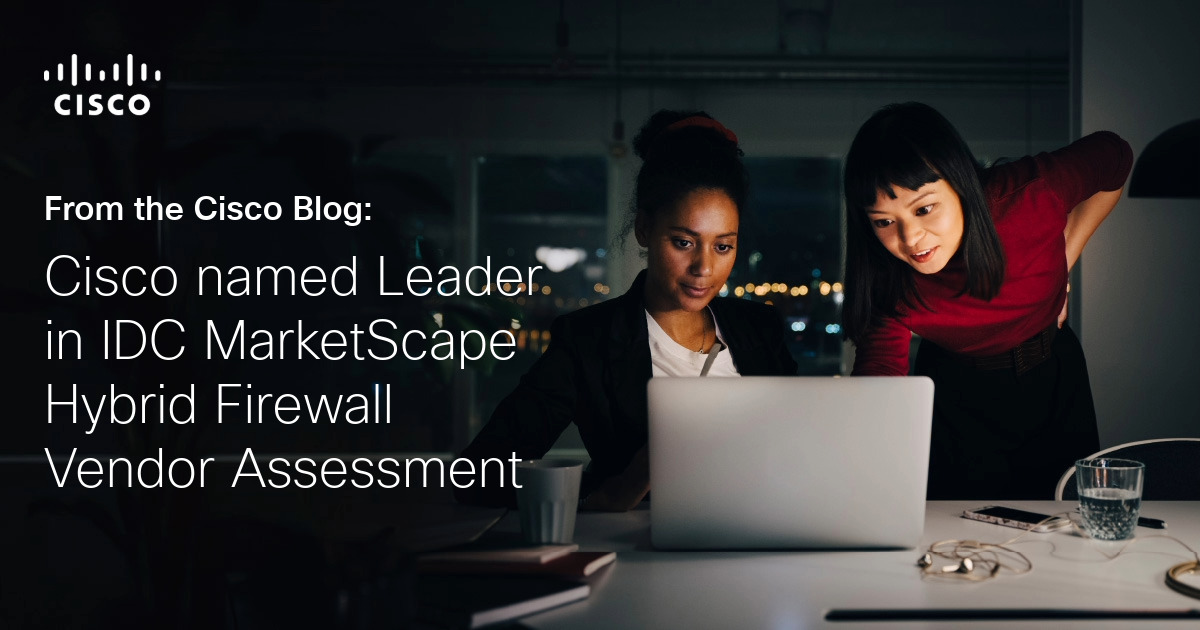 Cisco named a Chief within the IDC MarketScape