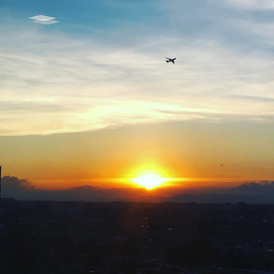 Colombia sunset