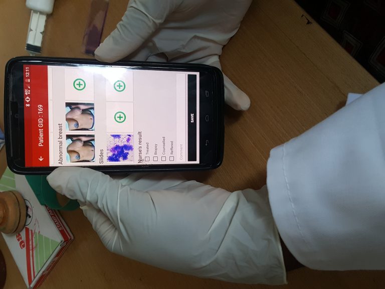 Data captured by frontline nurse through GICMED mobile app