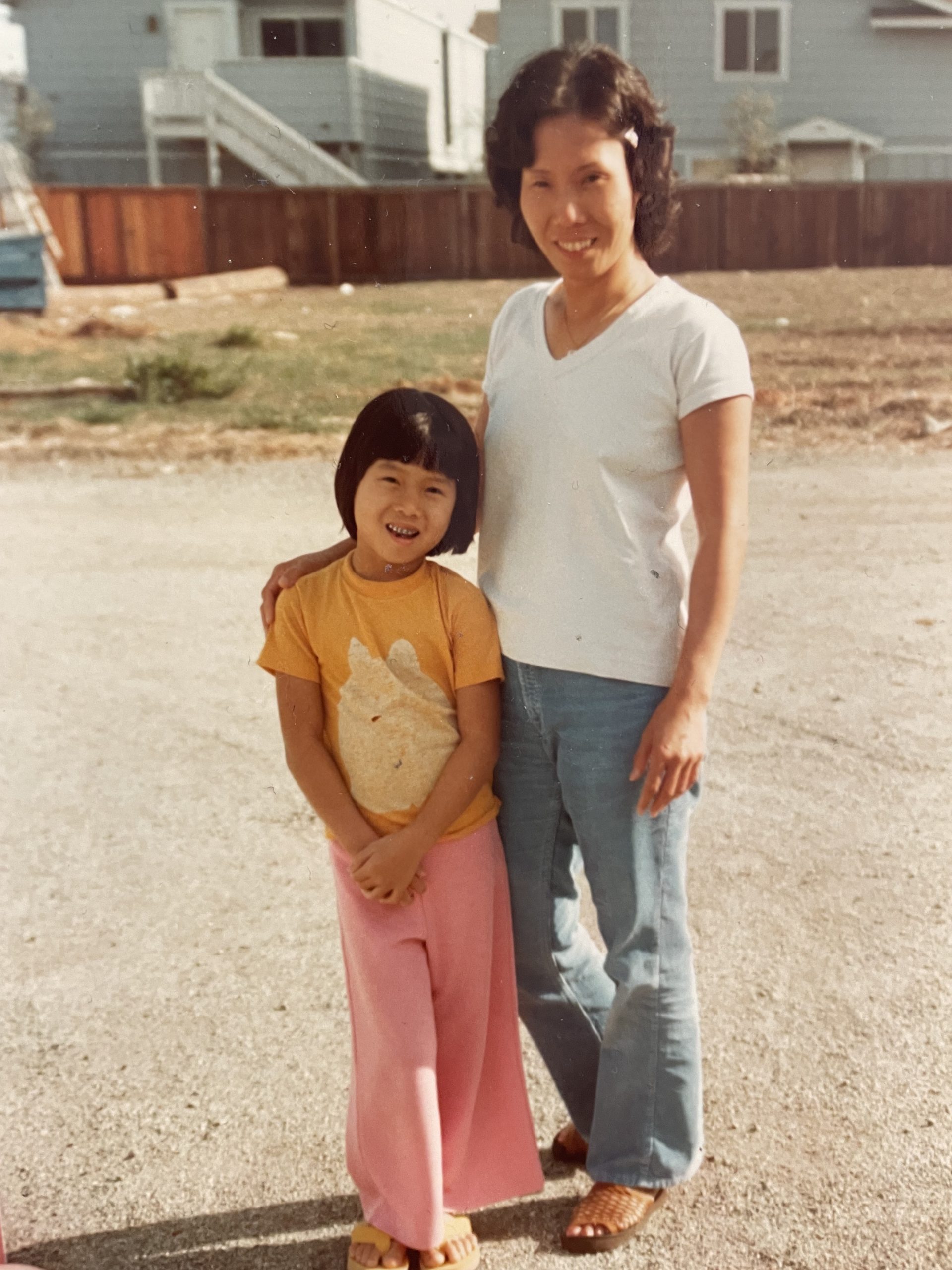 Tiffany and her mom.