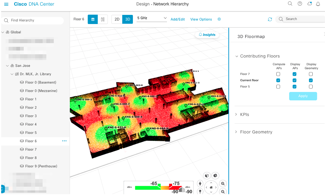 multi floor mapping