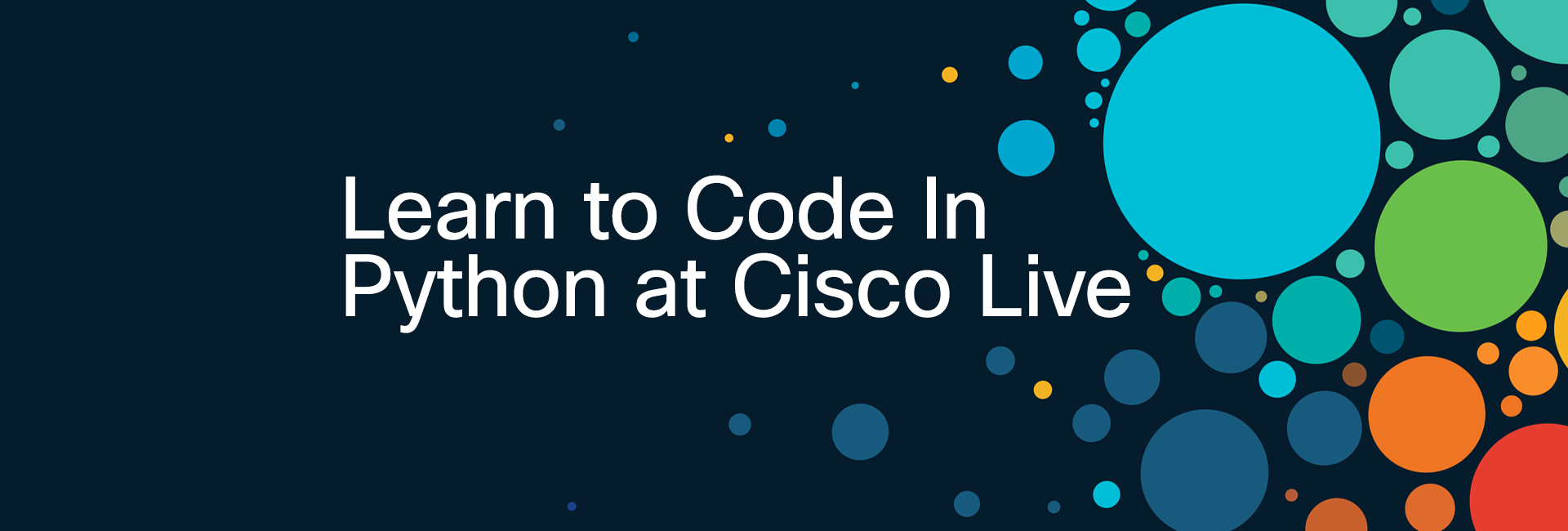 Learn to Code In Python at Cisco Live