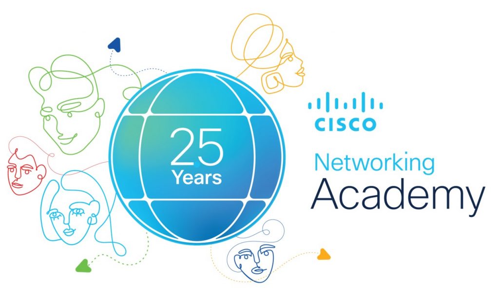 Cisco Networking Academy 25 years graphic