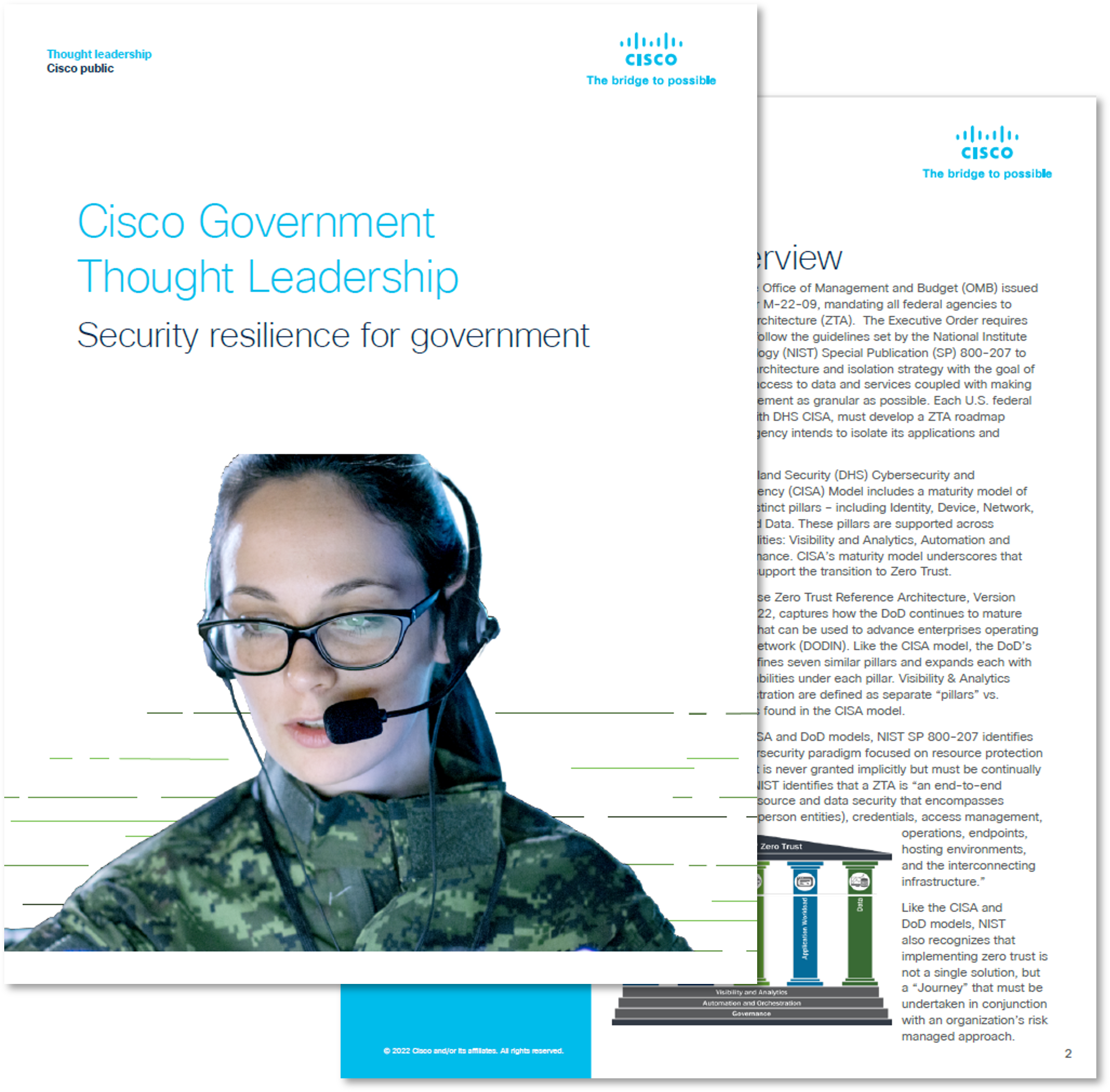 Cisco Government Thought Leadership - Security relience for government