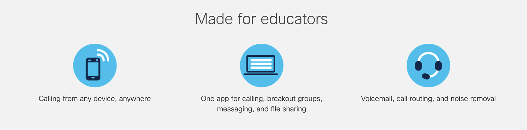 Cloud calling webex for education and teachers