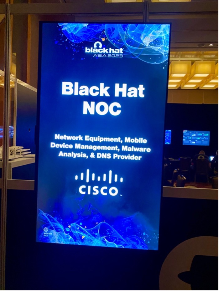 Black Hat Asia 2023 NOC Connecting Singapore NEXT LEVEL INNOVATION