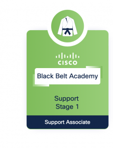 Black Belt Academy Badge- Support Associate - Support Stage 1