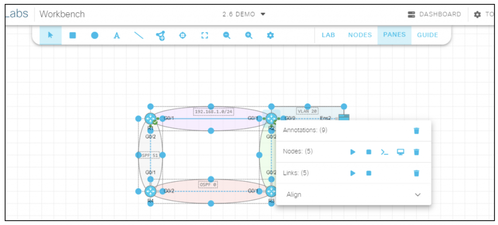 CML2.6Workbench显示多动作菜单