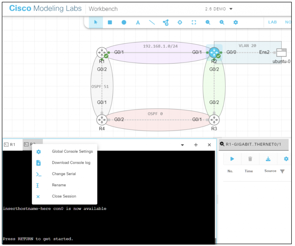 CML 2.6 Workbench Panes panels