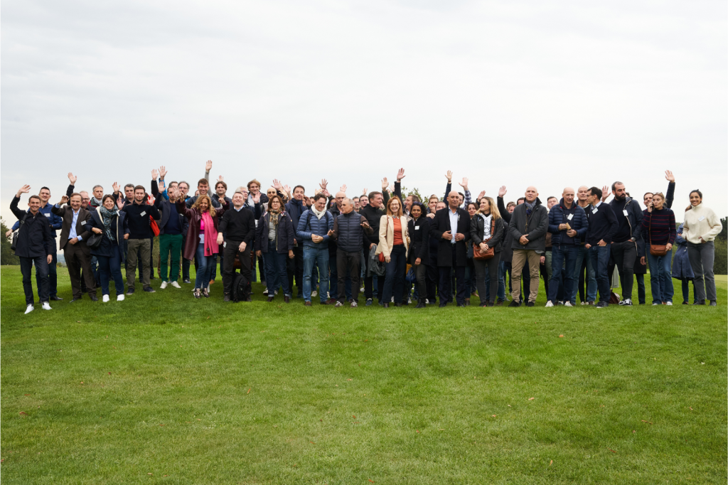 Cisco, ThousandEyes, and Orange Business employees at the Green Day event