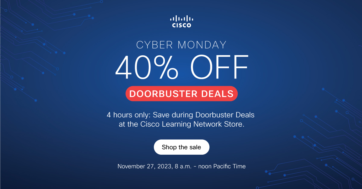 Cyber Week Doorbusters