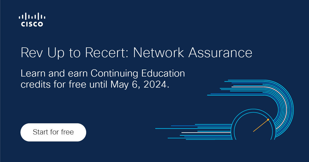 Rev Up to Recert: Network Assurance