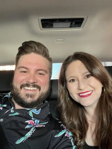 Image of Scott Sardella and his wife at the Taylor Swift concert at Levi's Stadium