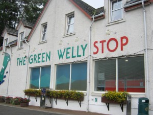 Fantastic hot chocolate break at the Green Welly Stop in Tyndrum