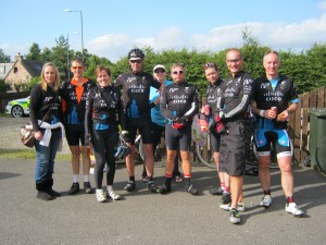 Some of Team Cisco - my colleagues - on a stop just out side of Inverness