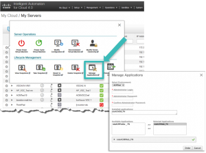 Cisco IAC My Servers - Manage Applications - Node Classification