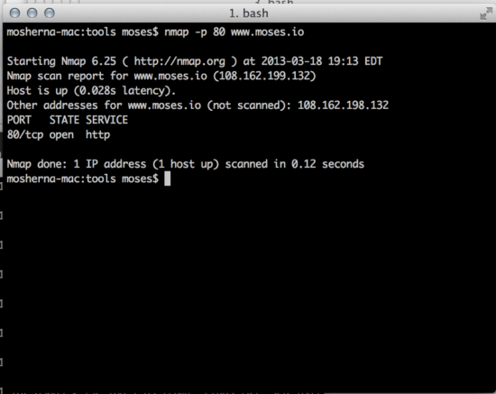 osx install nmap