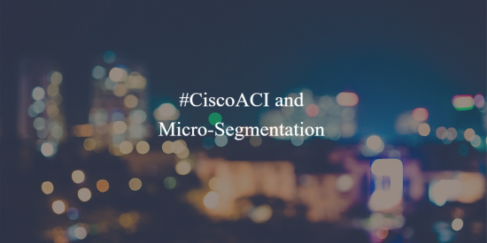 #CiscoACI