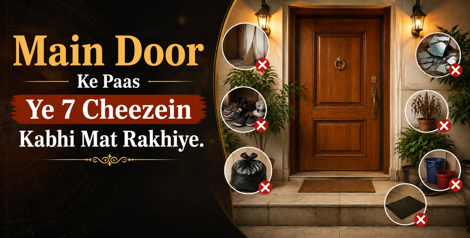 Main Door Ke Paas Ye 7 Cheezein Kabhi Mat Rakhiye