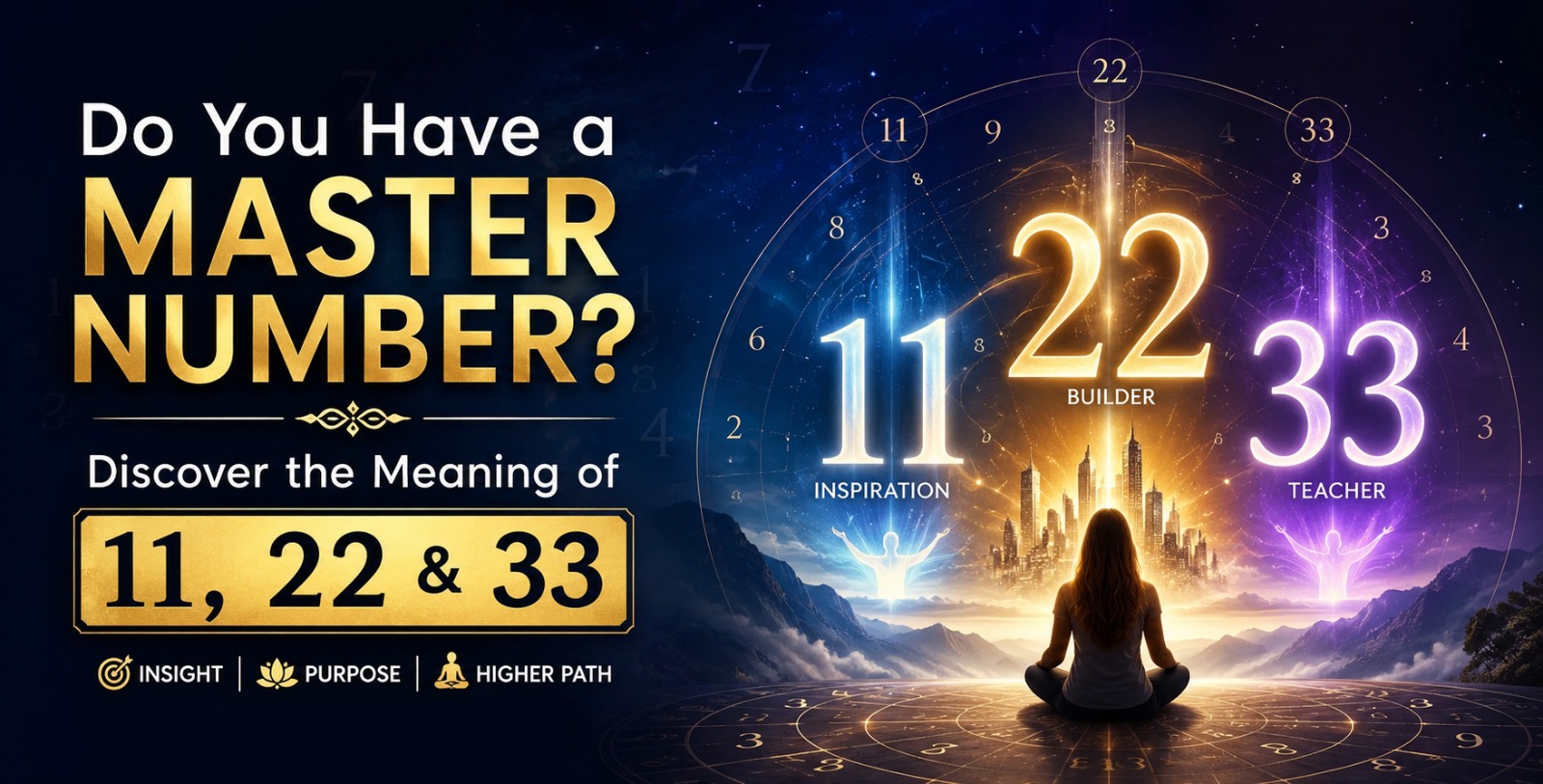 Master Numbers 11, 22 & 33 in Numerology | Meaning, Personality & Life Purpose