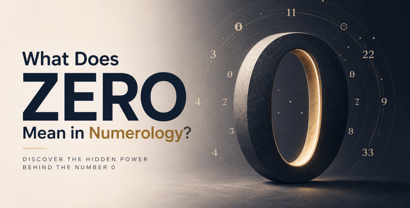What Does Zero Mean in Numerology?