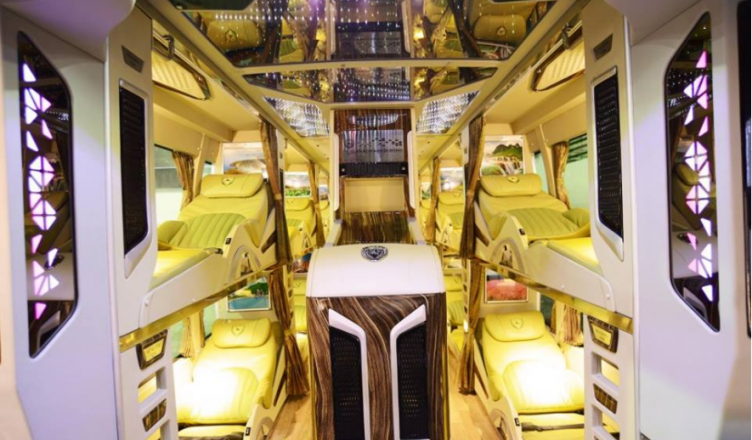 Nội thất xe giường nằm Limousine