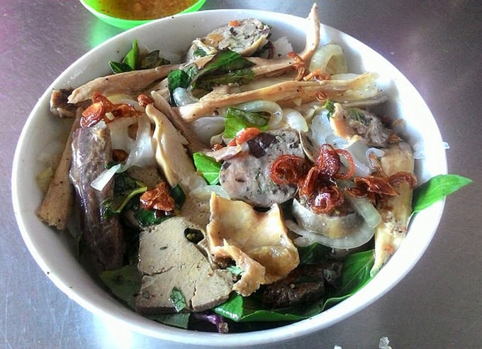 Bánh ướt lòng gà