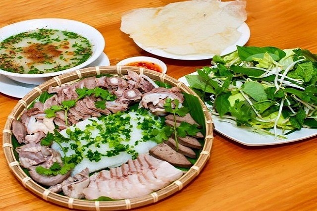 Cháo lòng bánh hỏi