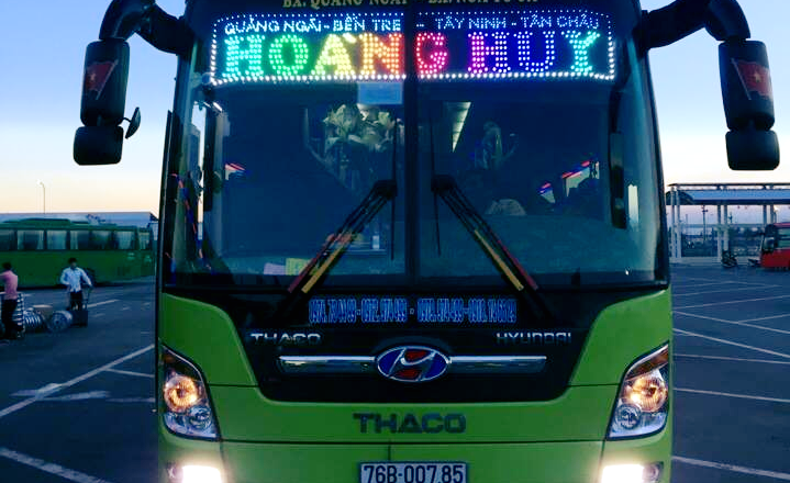 Vé xe Bình Dương Quảng Ngãi: Xe Hoàng Huy