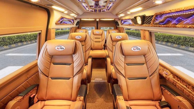 nội thất xe Nam Thắng Limousine