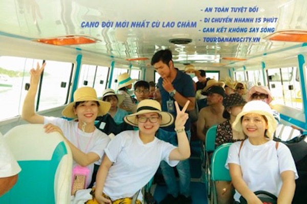 Tour Đà Nẵng City với dàn cano du lịch Cù Lao Chàm mới nhất tại Đà Nẵng