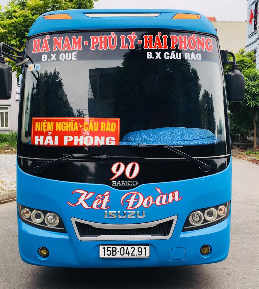 Xe Kết Đoàn 90 đi Hà Nam từ Hải Phòng