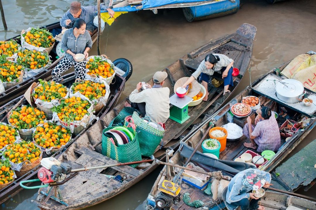 Chợ nổi Cái Răng - Cần Thơ