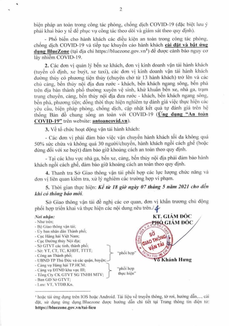 Công văn tăng cường các biện pháp phòng, chống dịch Covid
