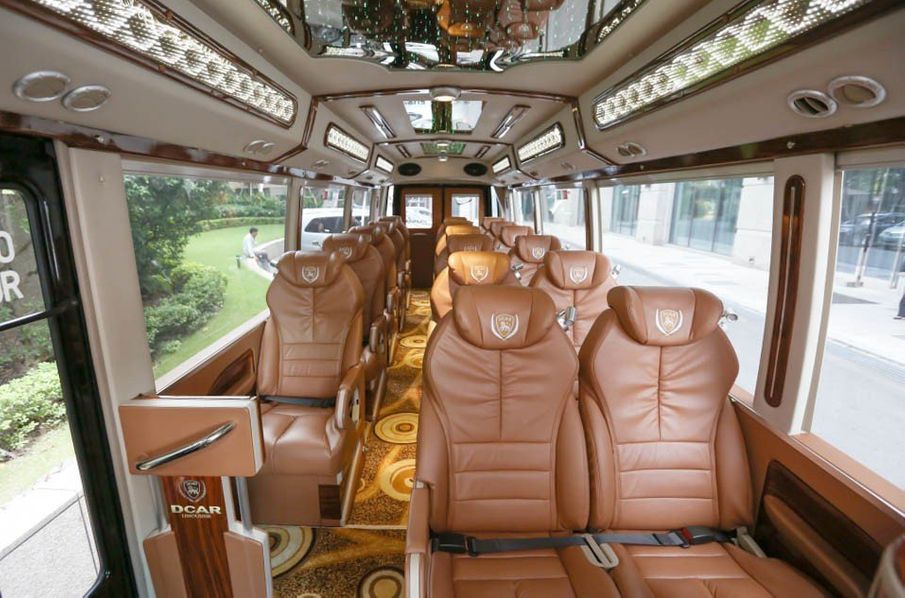 Nội thất xe Cát Bà Daily Limousine