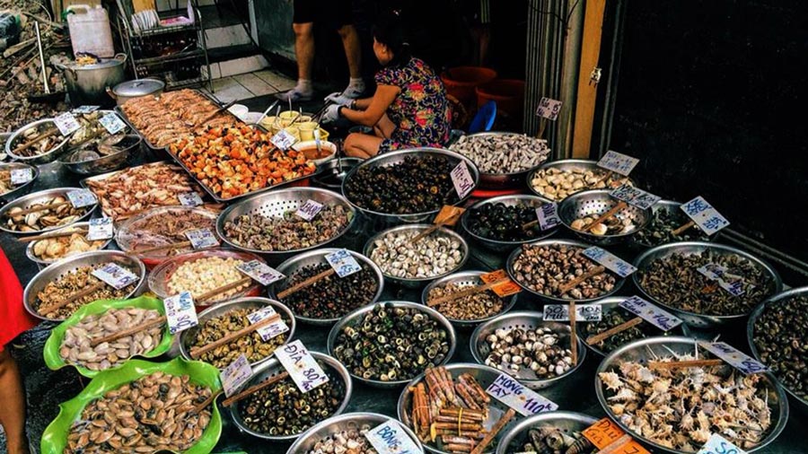 Du lịch đảo Cát Bà: Chợ hải sản Cát Bà