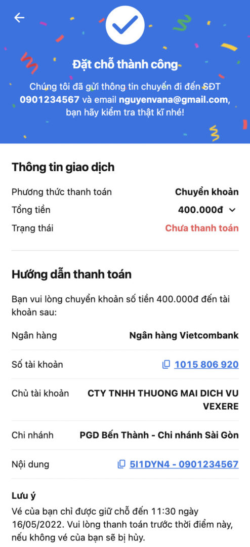 Vé xe đi Bình Thuận