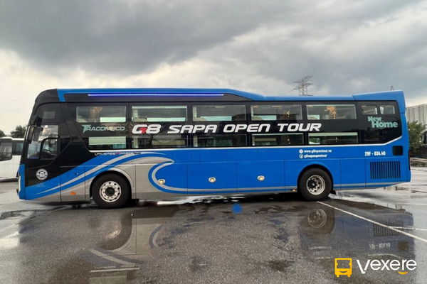 Xe limousine đi Sapa từ Hà Nội: G8 Open Tour