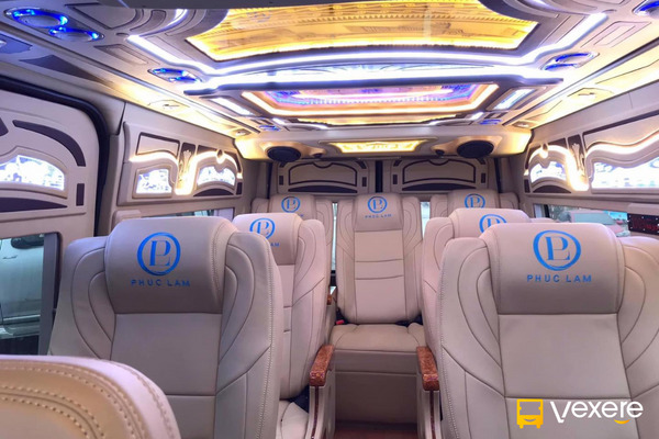 Nội thất xe Phúc Lâm Limousine