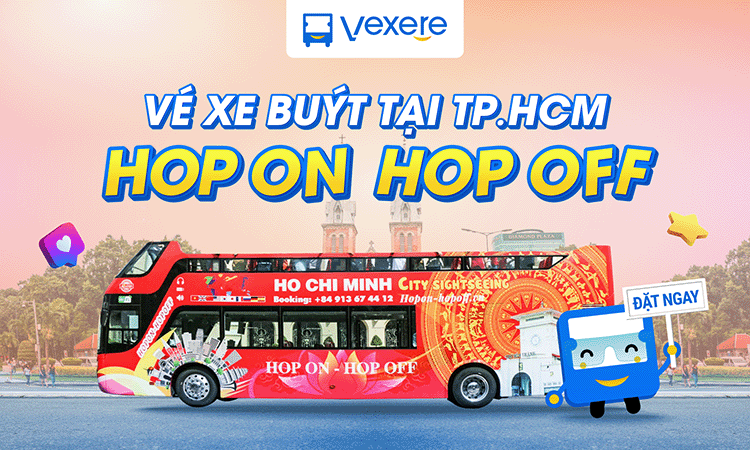 vé xe buýt 2 tầng hop on hop off tphcm