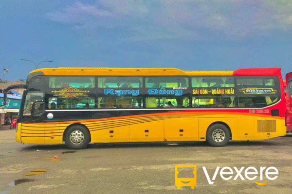 xe rạng đông buslines đi sài gòn từ phú yên