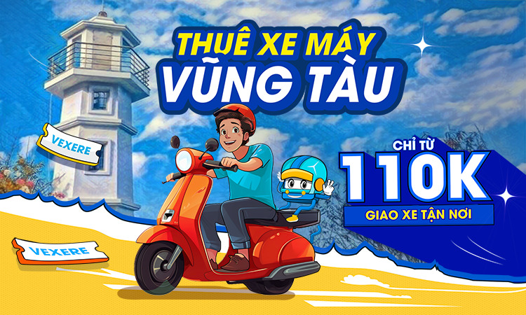 thuê xe gắn máy xe số, xe tay ga, xe tay côn tại vũng tàu