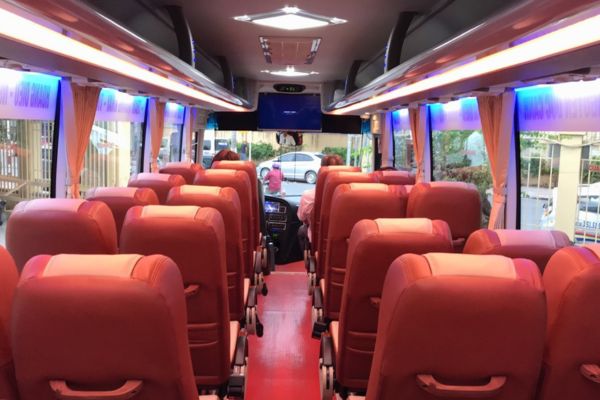 nội thất xe đất mới bus