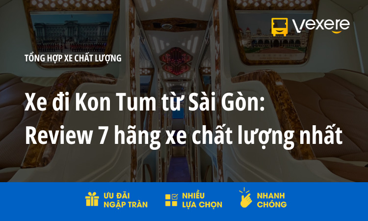 xe đi kon tum từ sài gòn