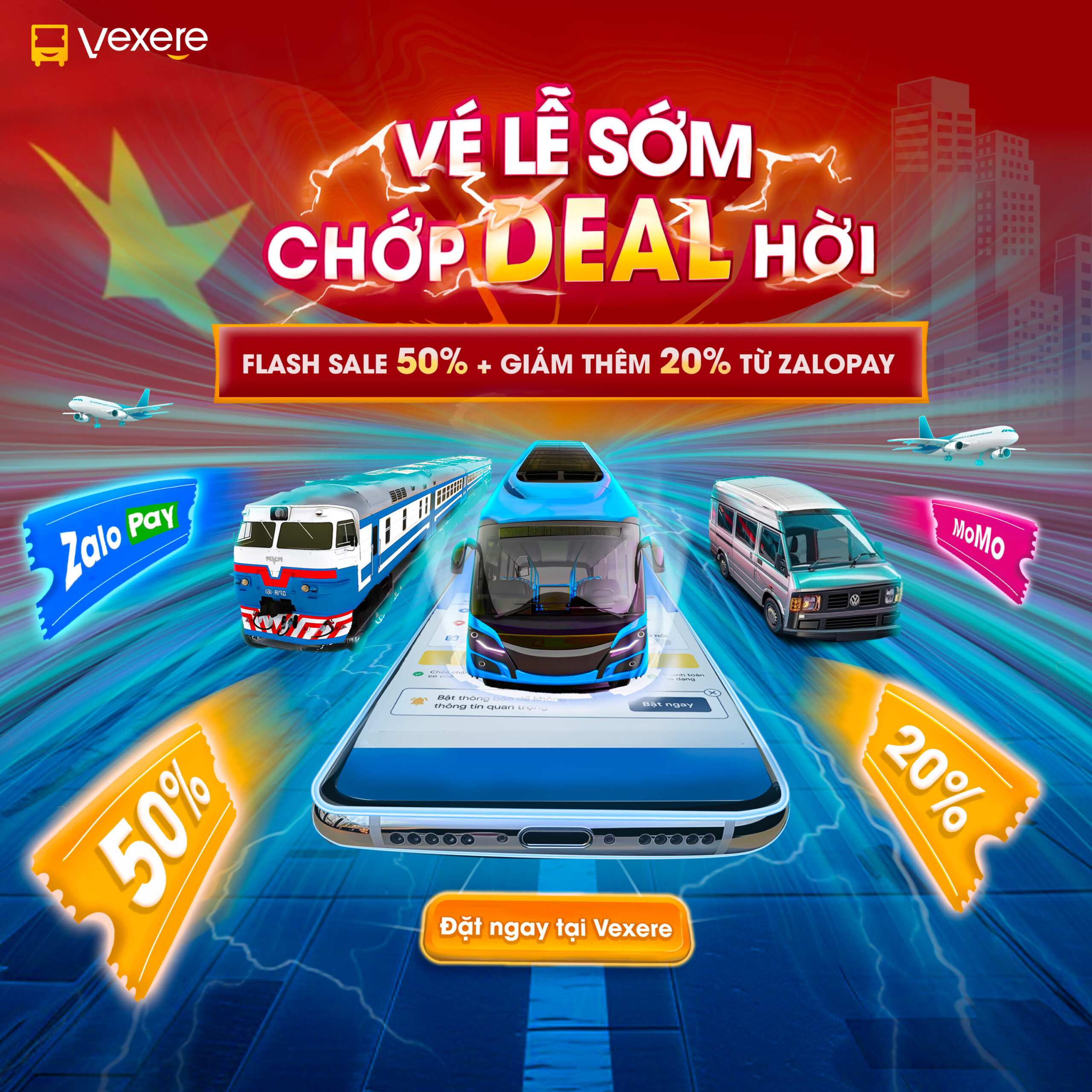 flash sale vexere