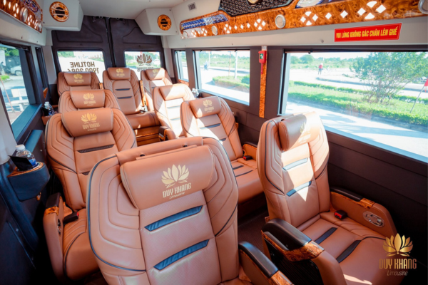 nội thất xe duy khang limousine ninh bình hà nội