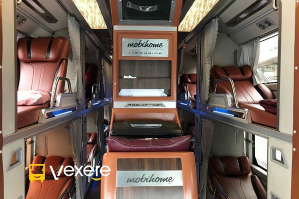 nội thất xe limousine giường vip thanh bình xanh