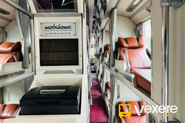 nội thất xe limousine giường nằm vip phượng thu