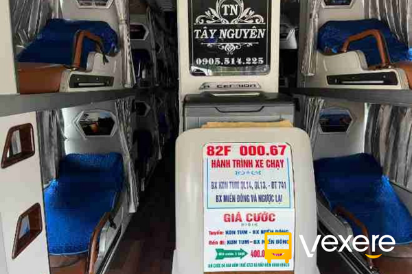 nội thất xe giường nằm limousine tây nguyên